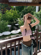 【💜Cute Series】Besh Button Bikini 