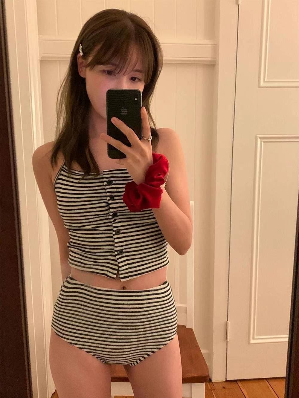 【🩰Cute/Refined】Halter Stripe Bikini