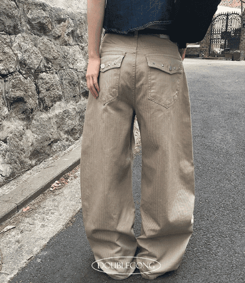 【🤎The Curved Blade God Pants】Basic Cotton Pants 