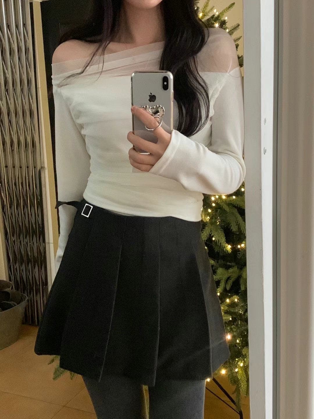 【🥂HOLIDAY PICK】Drape See-Through Tee 