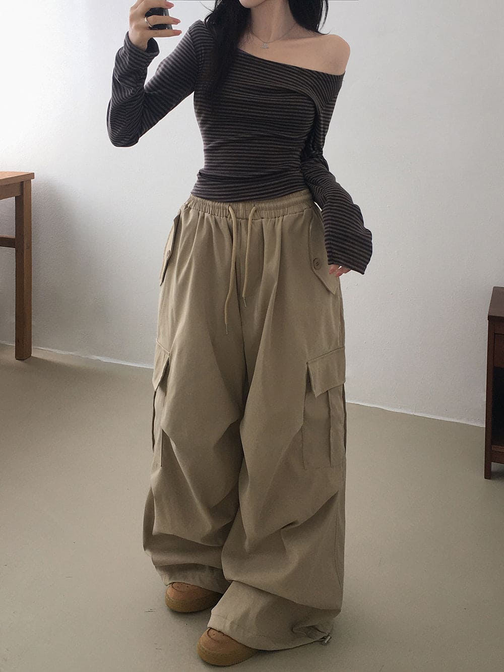 【💗for SNS】Moon Stripe Tee 