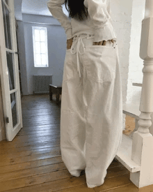 【彎刀神褲】Corset Belt Cotton Pants
