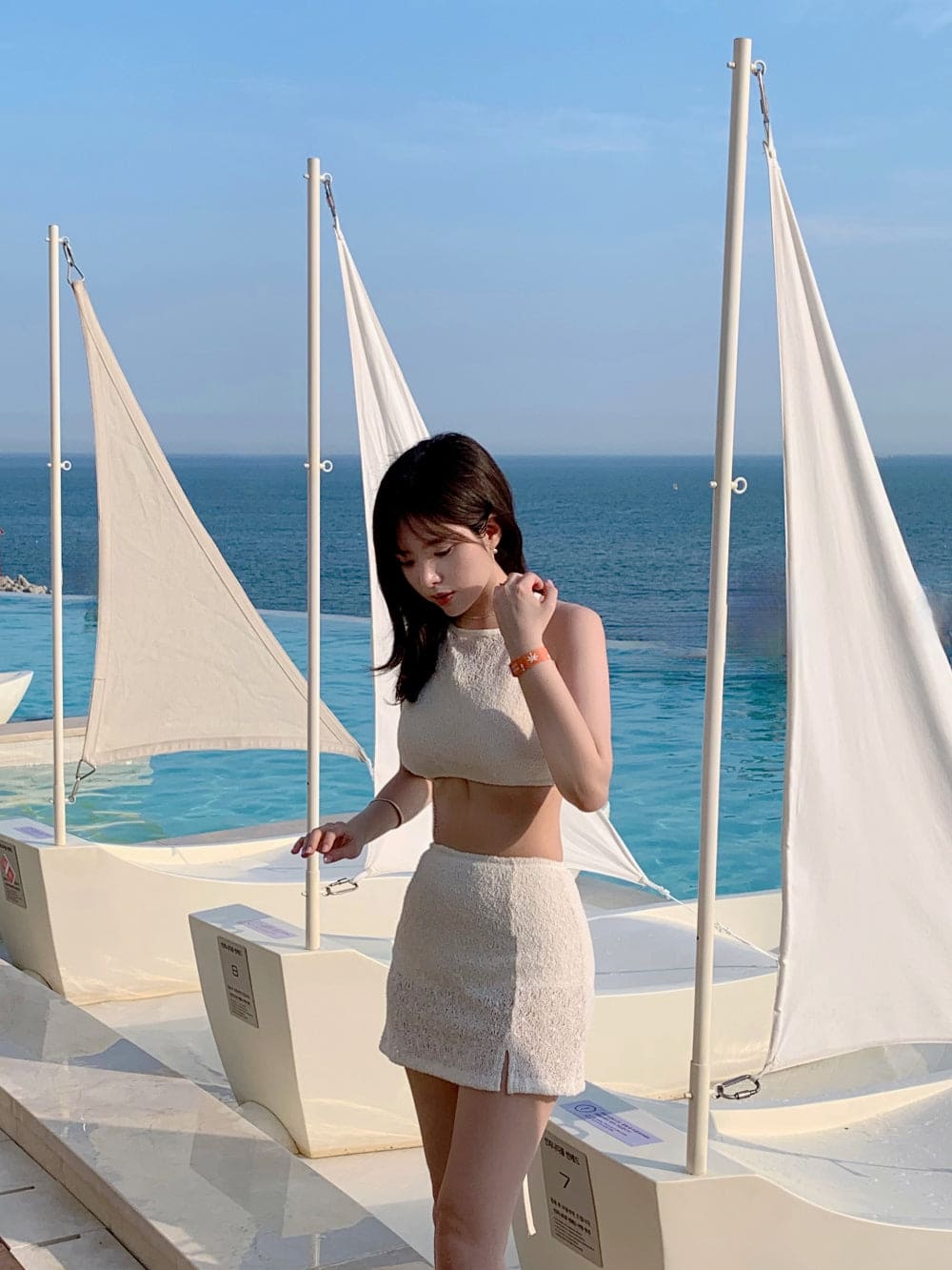 【Elegant and Sweet】Ballet Skirt Bikini 