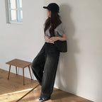 【🖤Heaven Patch Wide Jeans】 