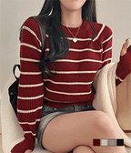 【🍷Christmas &amp; New Year PICK】Striped Warm Loose Knit Sweater 