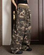 【🧙🏻‍♂️KARINA's Style】Camouflage Wide Banding Pants 