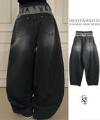 【🖤Heaven Patch Wide Jeans】 