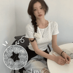 Star Pattern Slim Tee