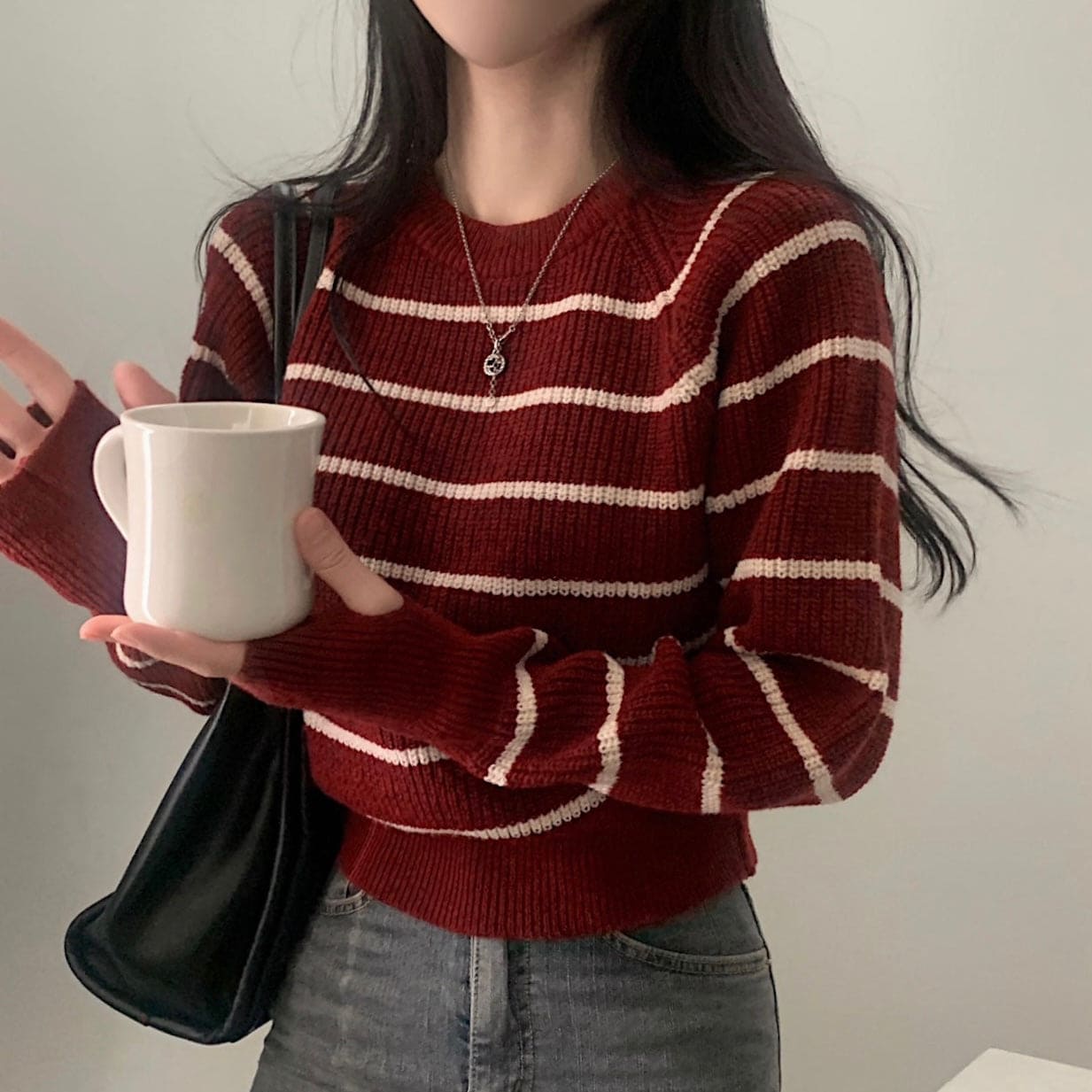 【🍷Christmas &amp; New Year PICK】Striped Warm Loose Knit Sweater 