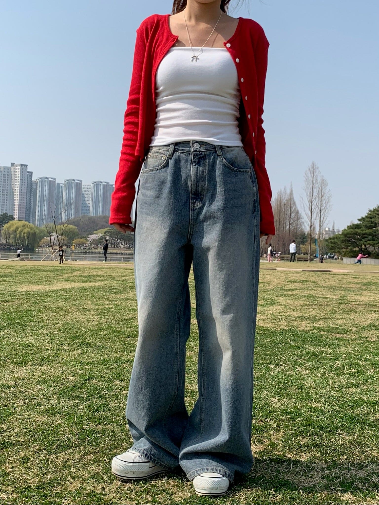 【Y2K Vibe】Cool Wide Jeans
