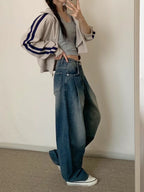 【Autumn/Winter ver.】Pintuck Balloon Wide Denim 