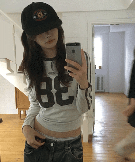 【🎧y2k vibe】38 Modal Long Sleeve Tee 