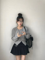 【🩶Daily】Label Cardigan 