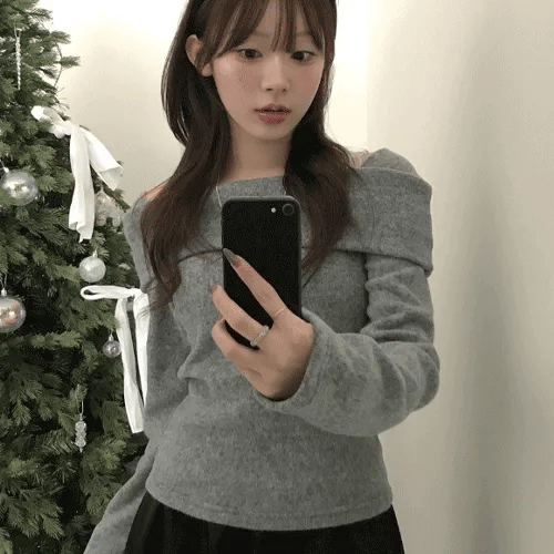 【🥂Date Picks】Square Fleece Top 