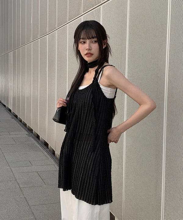 [Layered Styling] Moonlight Muffler Dress 