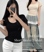 [Korean Style Everyday] Dot Point Tee 