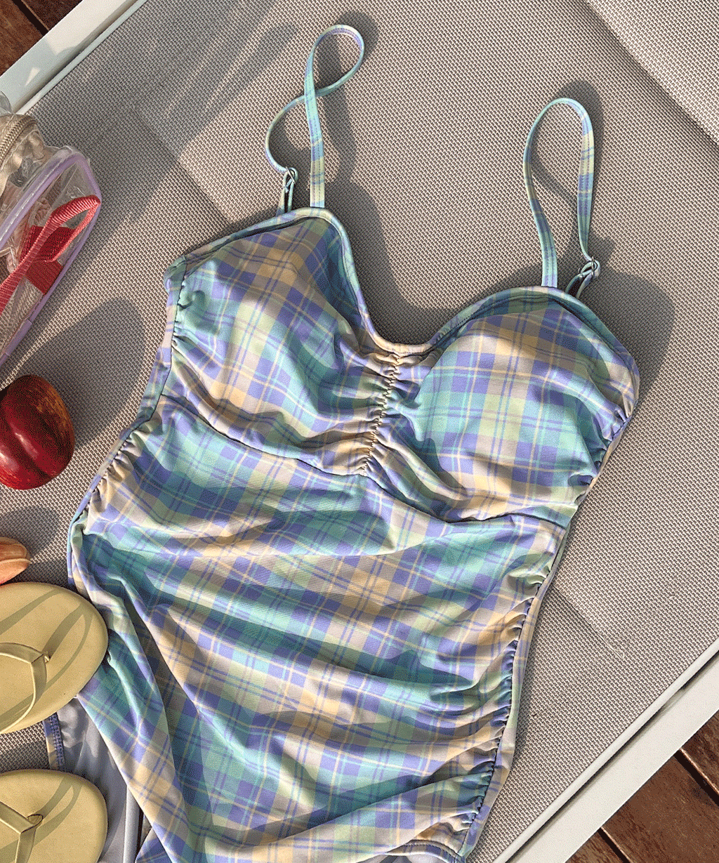 Vintage Check Monokini 