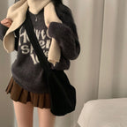 【Soft and Thick】How To Spell Love Knit 