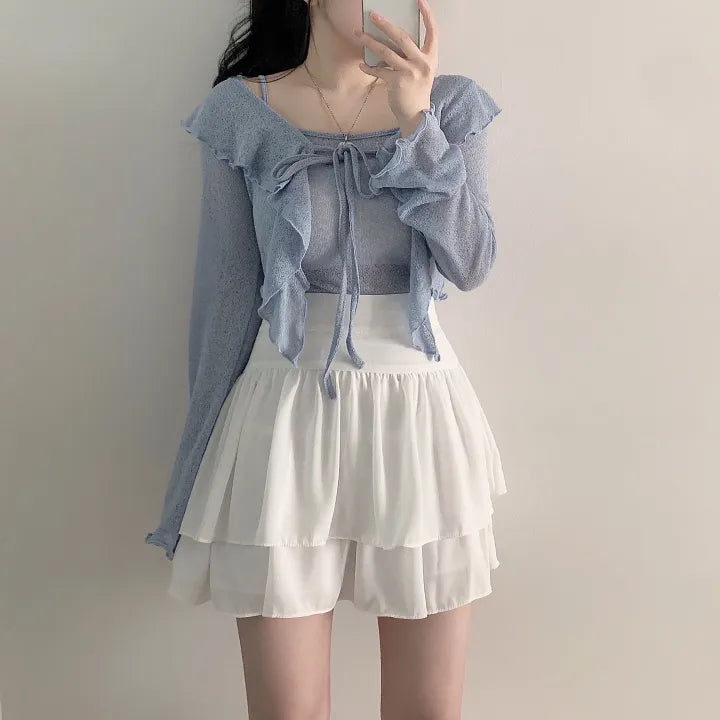 【🩰Ballet Core】Fairy Cancan Mini Skirt 