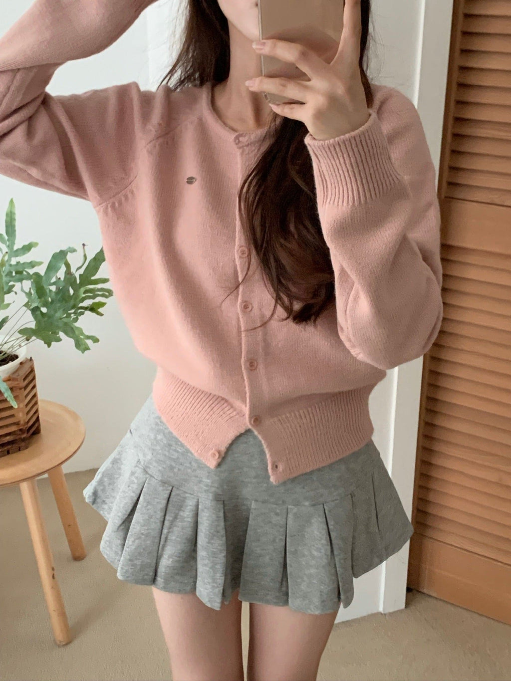 【🩶Daily】Label Cardigan 