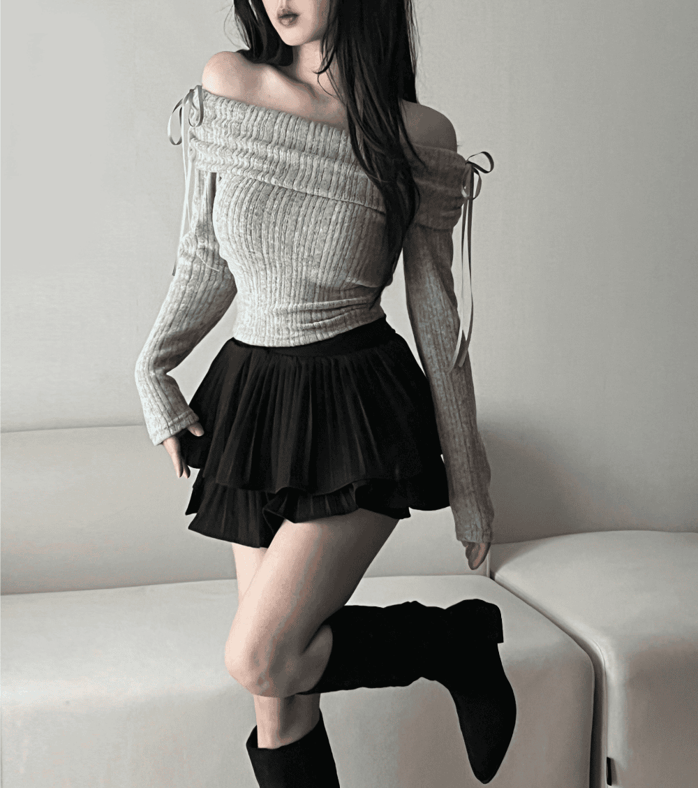 【🎀Early Spring Date】Double Ribbon Knit 