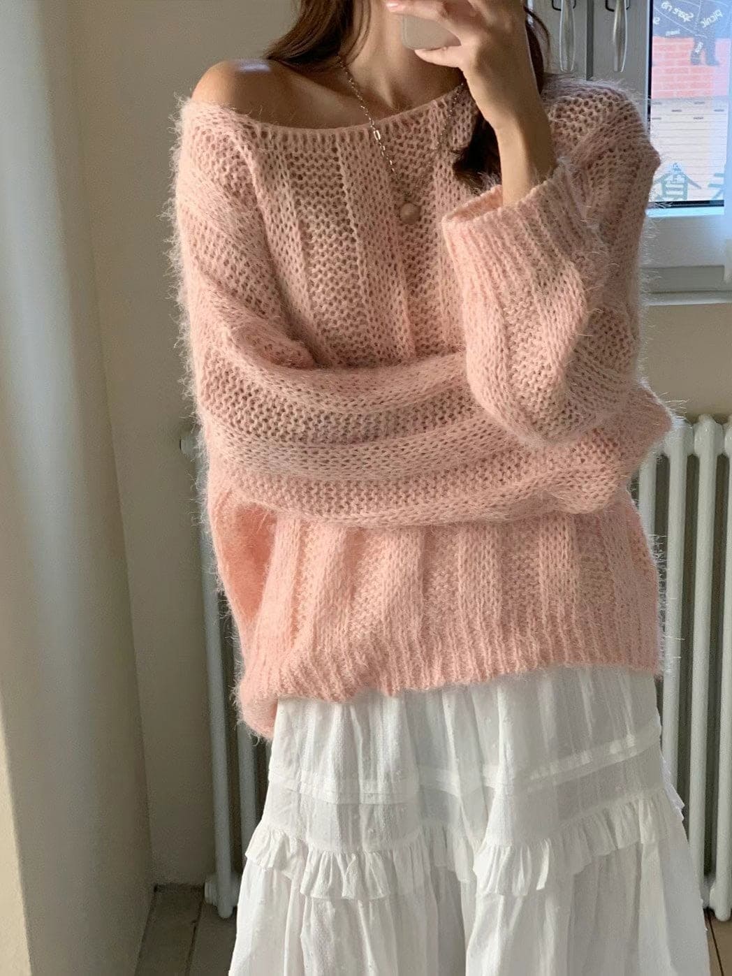 【🤎Autumn/Winter Essential】Loose Fit Angora Knit 