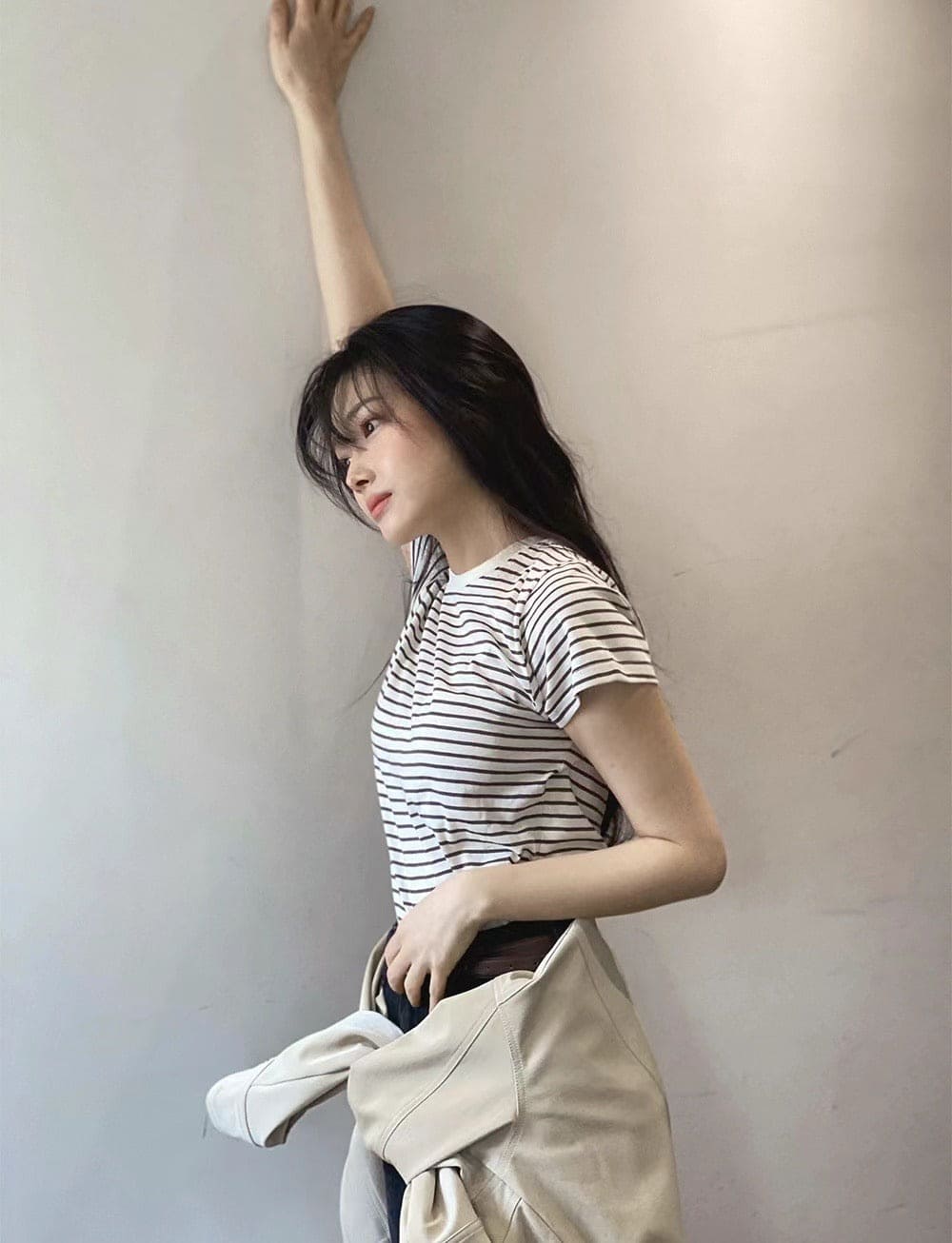[Comfortable and Relaxed] Daily Stripe Tee
