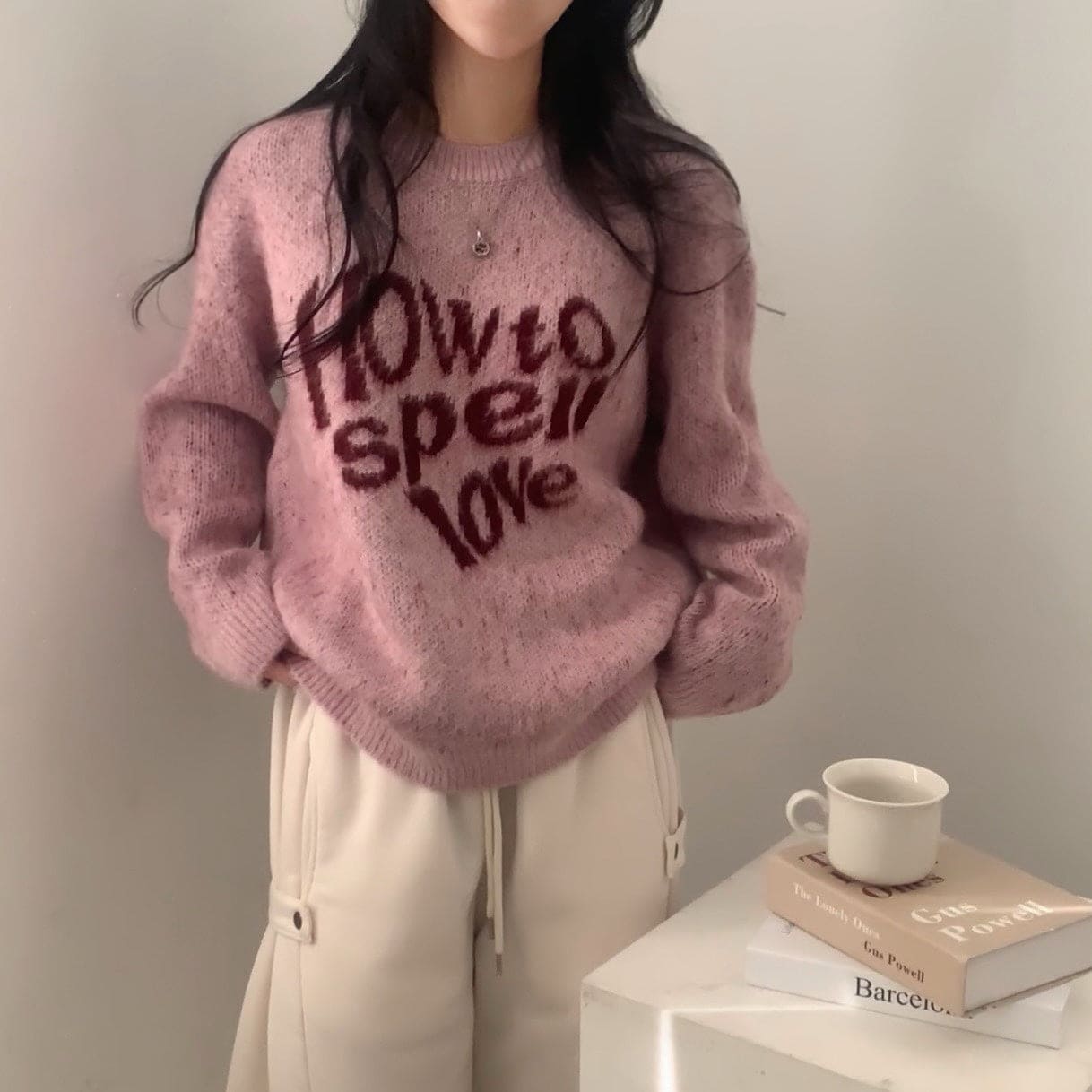 【Soft and Thick】How To Spell Love Knit 