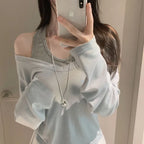 【韓式約會感】Halter V Neck T-shirts