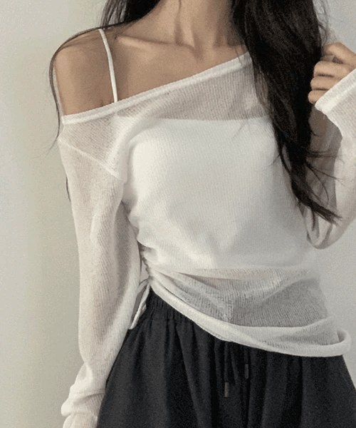 【y2k vibe】Unbalanced Loose Fit Knitwear 