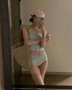 【🩰Cute/Refined】Halter Stripe Bikini