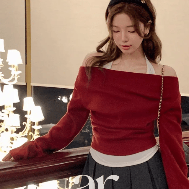 【溫暖疊穿】Halter Brushed Top