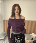 【🍇秋冬新色】Halter Dot Top