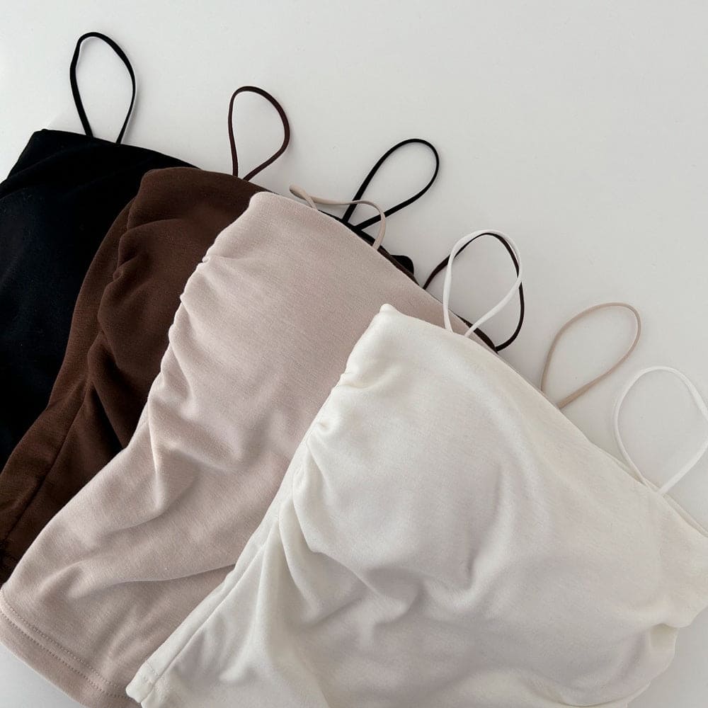 【+5°C HEAT🌡】Thin Fleece Comfy Bra Top (with padding)