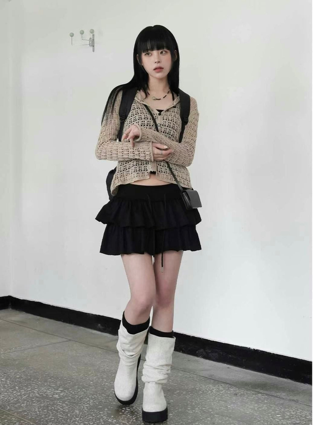 【🖤y2k vibe】Cancan Skirt 