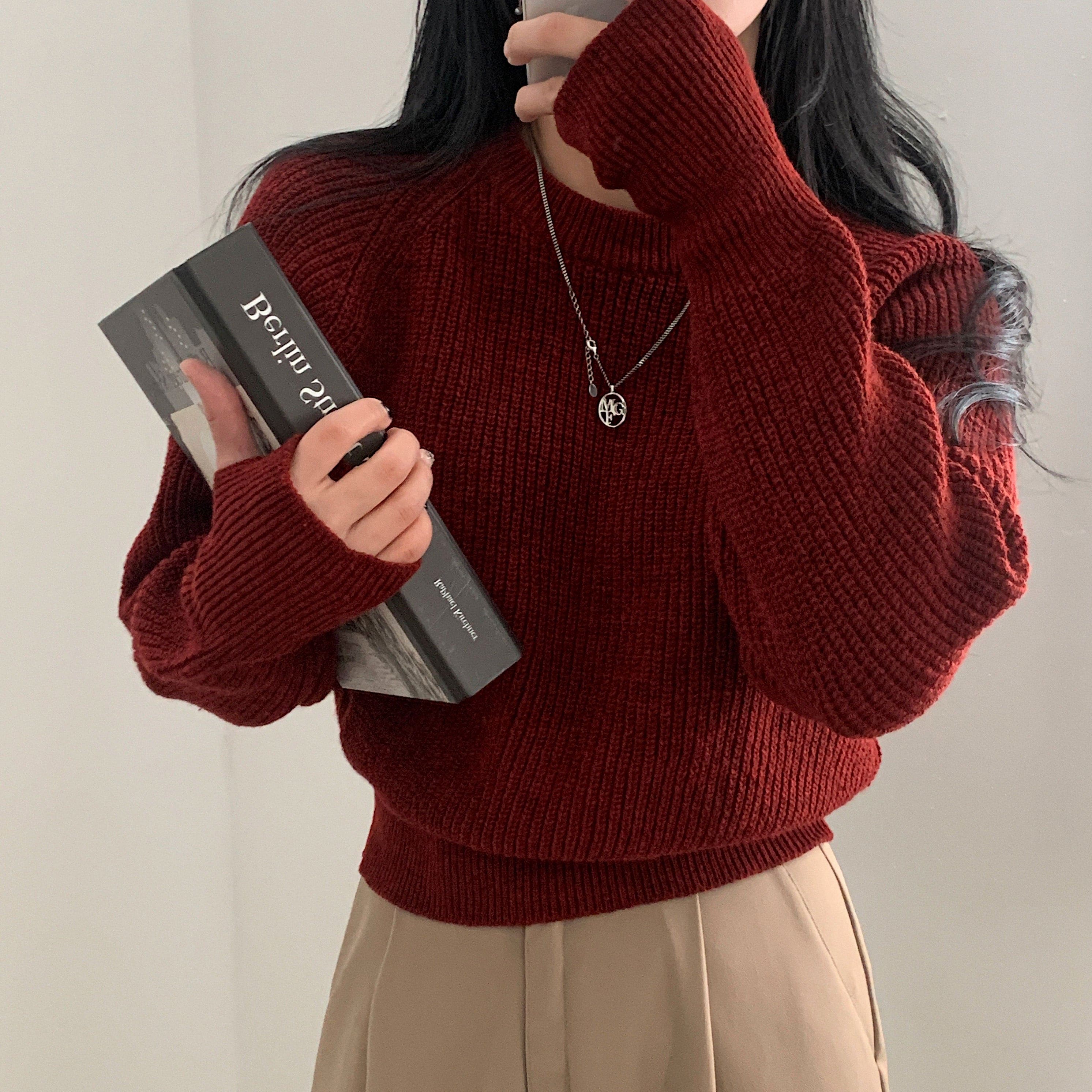 【🍷Christmas &amp; New Year PICK】Warmer Crop Knit 