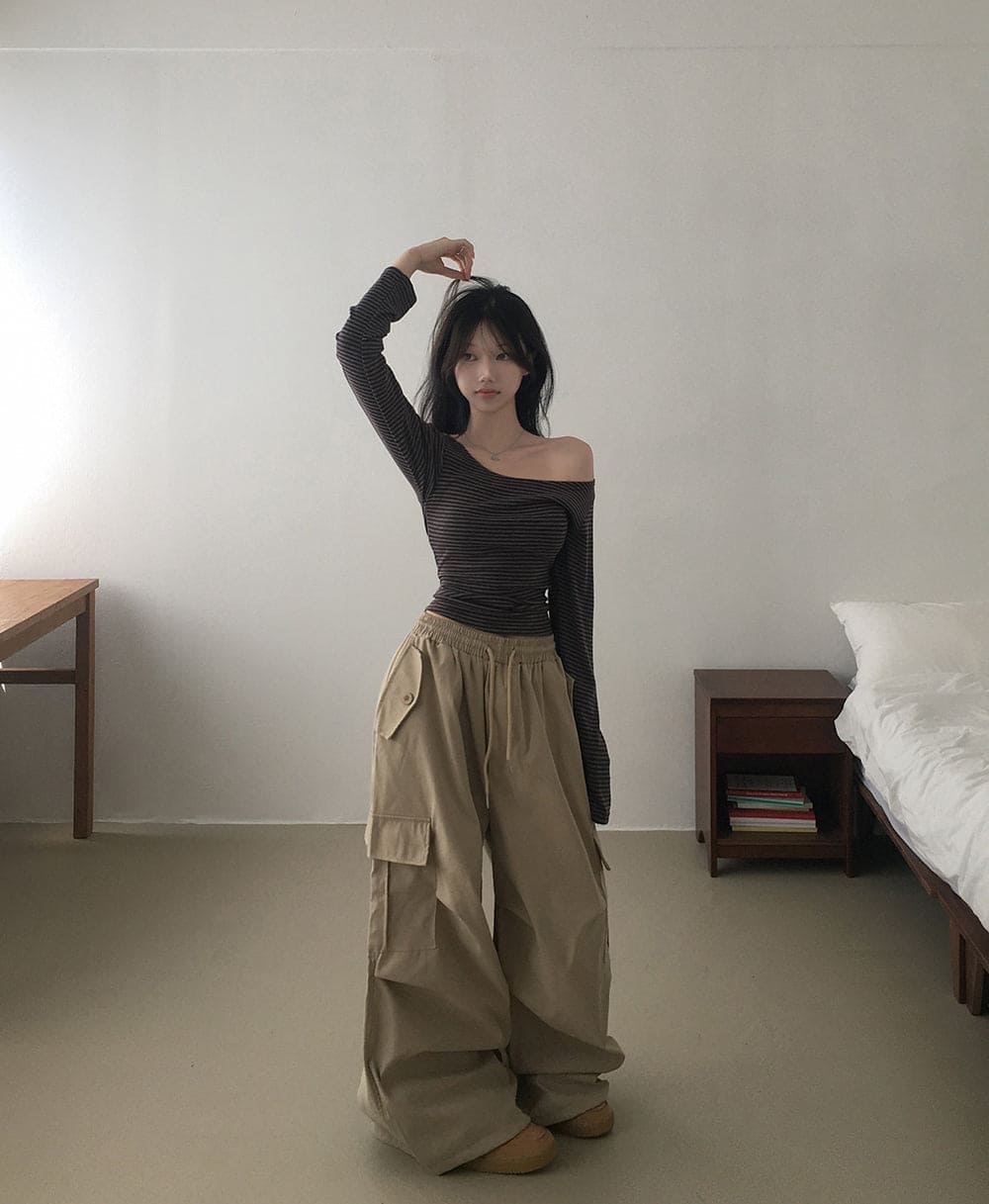 【💗for SNS】Moon Stripe Tee 