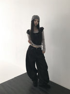 【Divine Pants Series】Cross Back Jeans 