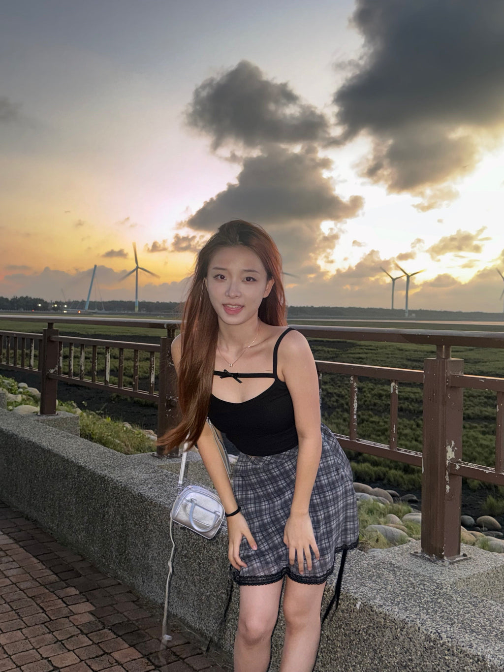 【🖤Sweet and alluring style】Ribbon Sleeveless 