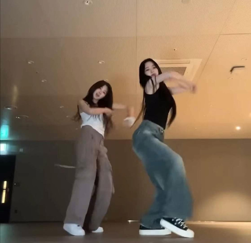 【KARINA same style】Boyfriend Wide Jeans 