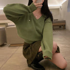 【🌷New Spring Arrivals】Label V-Neck Knit 