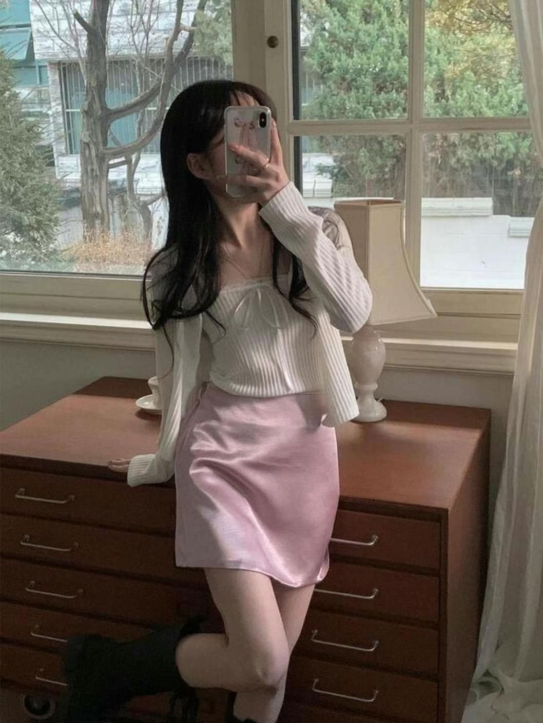 【🩰Ballet Core】Ribbon Lace Cardigan Set 