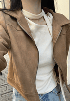 High-quality slim-fit short jacket