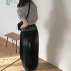 【🖤Heaven Patch Wide Jeans】 