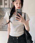 [Korean Style Everyday] Dot Point Tee 