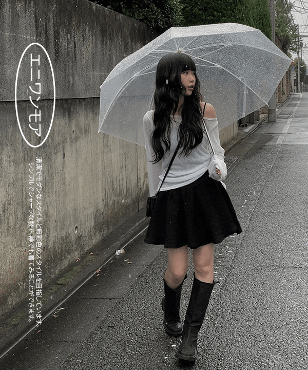 【y2k vibe】Unbalanced Loose Fit Knitwear 