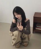 【💗for SNS】Moon Stripe Tee 