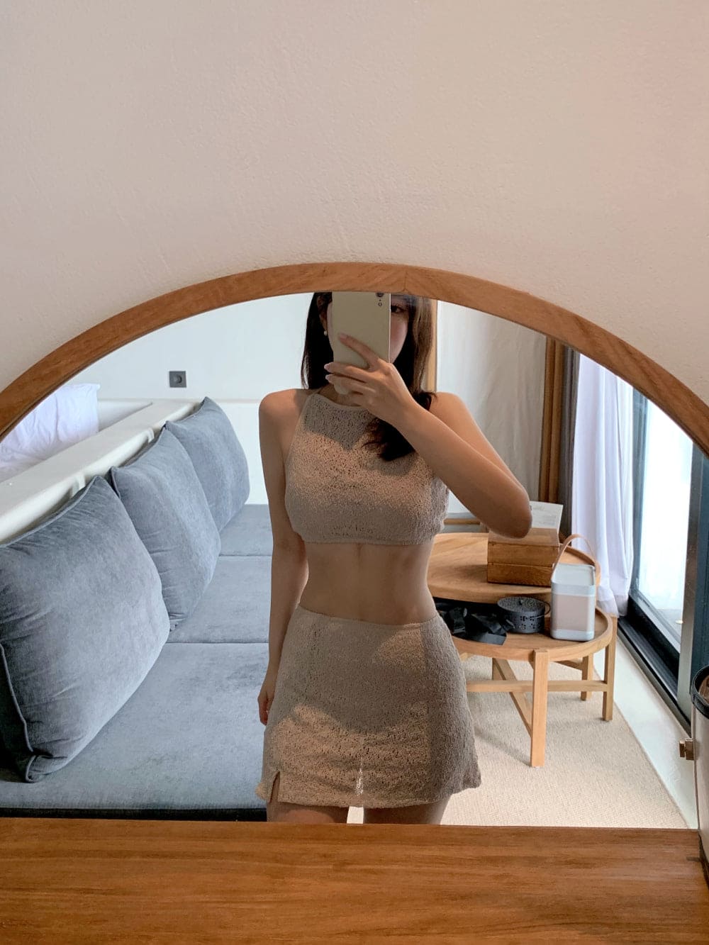 【Elegant and Sweet】Ballet Skirt Bikini 