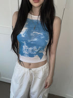 【y2k vibe】Ink Sleeveless