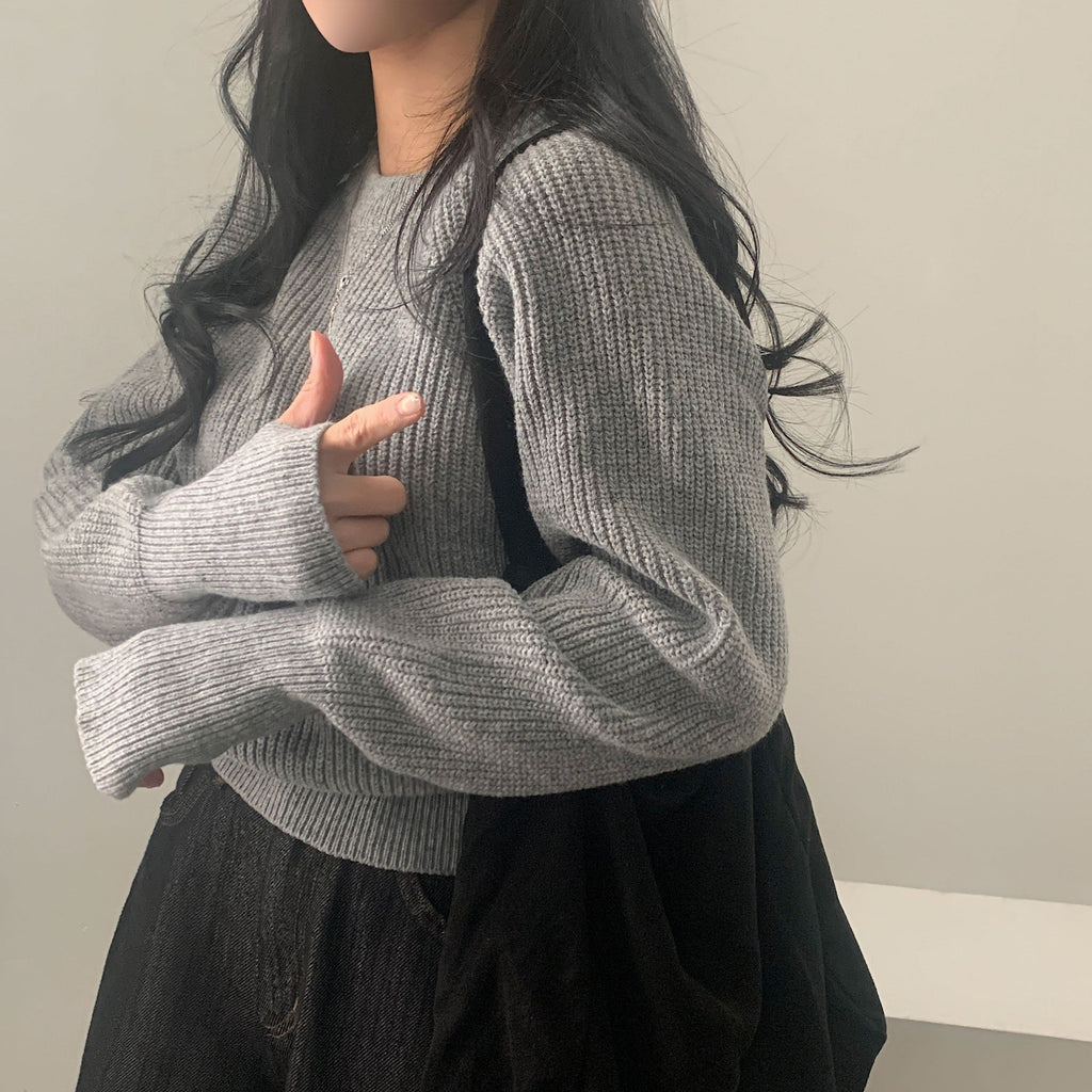 【🍷Christmas &amp; New Year PICK】Warmer Crop Knit 